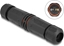 Изображение Delock Cable connector for outdoor 2 pin, IP68 waterproof, screwable, cable diameter 4.5 - 7.5 mm black