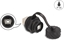 Изображение Delock Cable Connector USB 2.0 Type-B female to female for installation with bayonet protective cap IP68 dust- and waterproof black