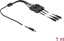 Изображение Delock Cable DC 5.5 x 2.1 mm male to 3 x DC female with switch 1 m