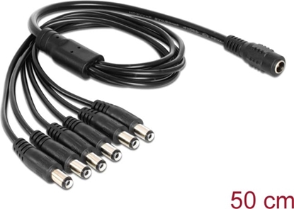 Picture of Delock Cable DC Splitter 5.5 x 2.1 mm 1 x female > 6 x male