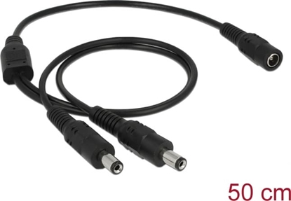 Picture of Delock Cable DC Splitter 5.5 x 2.1 mm 1 x female to 2 x male