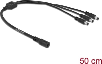 Изображение Delock Cable DC Splitter 5.5 x 2.1 mm 1 x female to 3 x male