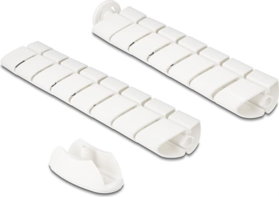Picture of Delock Cable Duct for desk 740 x 75 mm height adjustable white