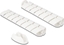 Picture of Delock Cable Duct for desk 740 x 75 mm height adjustable white