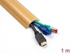 Picture of Delock Cable Duct self-adhesive 30 x 11 mm - length 1 m wood look