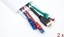 Picture of Delock Cable Duct self-adhesive with cable fixing 85 x 10 mm - length 300 mm 2 pcs white