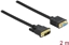 Picture of Delock Cable DVI 12+5 male to VGA female 2 m