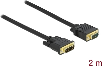 Picture of Delock Cable DVI 12+5 male to VGA male 2 m