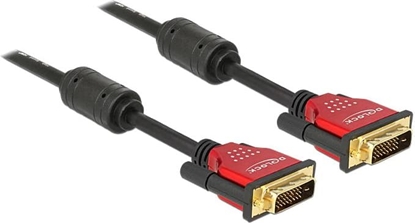Изображение Delock Cable DVI 24+1 male > DVI 24+1 male 2 m red metal