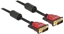 Picture of Delock Cable DVI 24+1 male > DVI 24+1 male 2 m red metal