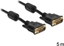 Изображение Delock Cable DVI 24+1 male > DVI 24+1 male 5 m black