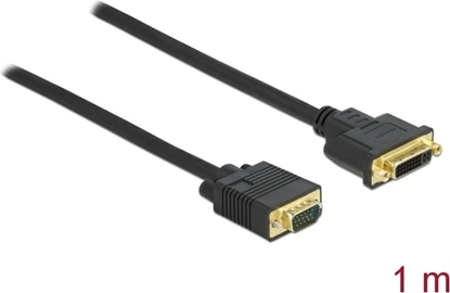 Picture of Delock Cable DVI 24+5 female to VGA male 1 m