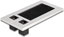 Picture of Delock Cable entry with brush and 2 x RJ45 Keystone module Cat.6 aluminium