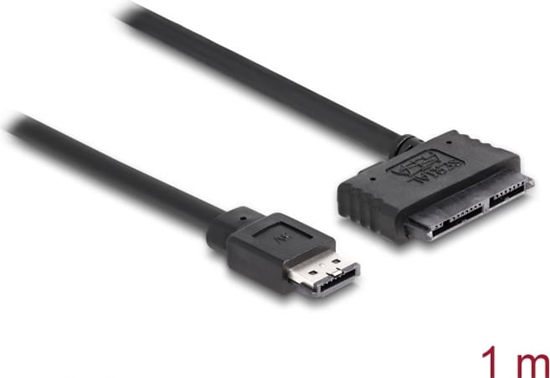 Picture of Delock Cable eSATAp > Micro SATA 16pin 1m