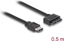 Picture of Delock Cable eSATAp > Slimline SATA13 pin 0.5 m