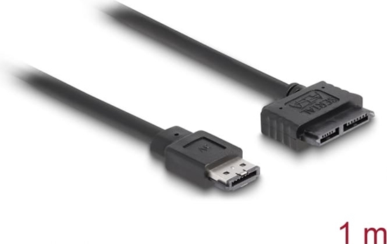 Picture of Delock Cable eSATAp > Slimline SATA13 pin 1.0 m