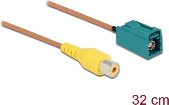 Picture of Delock Cable FAKRA Z jack > RCA jack RG-179 32 cm