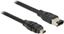 Attēls no Delock Cable FireWire 6 pin male > 4 pin male 1 m
