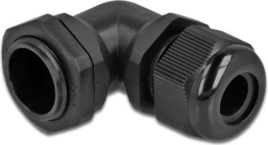 Picture of Delock Cable Gland 90° angled PG16 black