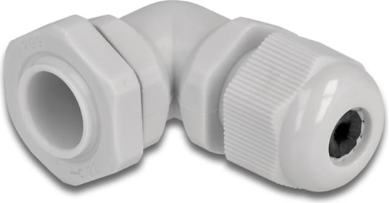 Picture of Delock Cable Gland 90° angled PG9 grey