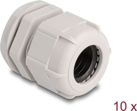 Picture of Delock Cable Gland M25 10 pieces grey