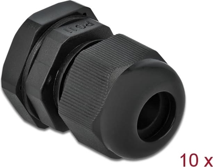 Picture of Delock Cable Gland PG11 10 pieces black