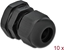 Attēls no Delock Cable Gland PG11 10 pieces black