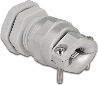 Picture of Delock Cable Gland PG11 with strain relief and bending protection grey