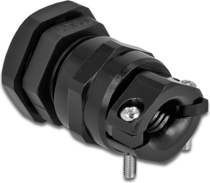 Picture of Delock Cable Gland PG13.5 with strain relief and bending protection black