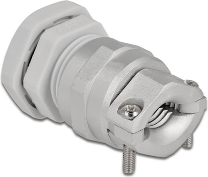 Picture of Delock Cable Gland PG13.5 with strain relief and bending protection grey
