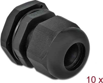 Picture of Delock Cable Gland PG16 10 pieces black