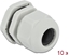 Picture of Delock Cable Gland PG16 10 pieces grey