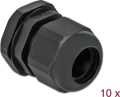 Picture of Delock Cable Gland PG19 10 pieces black