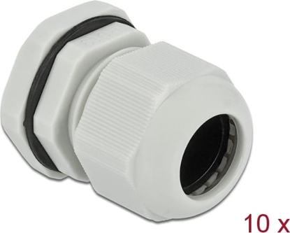 Picture of Delock Cable Gland PG19 10 pieces grey
