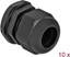 Attēls no Delock Cable Gland PG21 10 pieces black