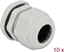 Picture of Delock Cable Gland PG21 10 pieces grey