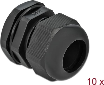 Picture of Delock Cable Gland PG25 10 pieces black