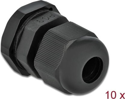 Picture of Delock Cable Gland PG9 10 pieces black