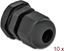 Picture of Delock Cable Gland PG9 10 pieces black