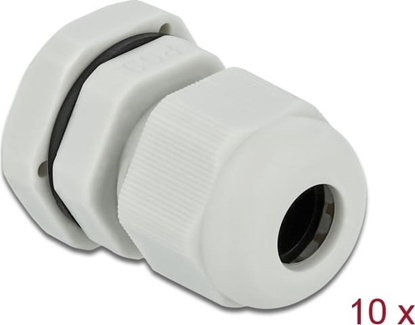 Picture of Delock Cable Gland PG9 10 pieces grey