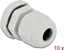 Picture of Delock Cable Gland PG9 10 pieces grey
