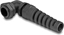 Изображение Delock Cable Gland with strain relief 90° angled PG11 black