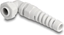 Picture of Delock Cable Gland with strain relief 90° angled PG7 grey