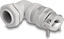 Picture of Delock Cable Gland with strain relief and bending protection 90° angled PG11 grey