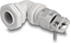 Picture of Delock Cable Gland with strain relief and bending protection 90° angled PG9 grey