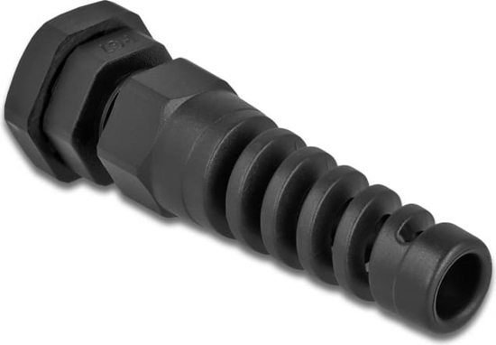 Picture of Delock Cable Gland with strain relief PG7 black
