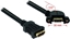 Picture of Delock Cable HDMI A female > HDMI A female panel-mount 110° angled 25 cm