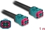 Picture of Delock Cable HDMTD Z quad jack to HDMTD Z quad jack 1 m IP67 Protection Class