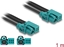 Attēls no Delock Cable HDMTD Z single + Powerpin jack to HDMTD Z single + Powerpin jack 1 m