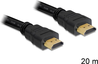 Изображение Delock Cable High Speed HDMI with Ethernet – HDMI A male > HDMI A male 20 m